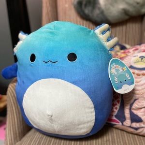 Squishmallows Kellytoy Official 12" Miss Vi the Blue Axolotl Plush NEW RARE NWT